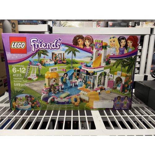 Lego Friends 41313 Heartlake Summer Pool Rare Retired