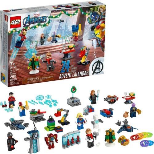 Lego Marvel The Avengers Advent Calendar - 76196 Kit 298 Pieces Ages 7+