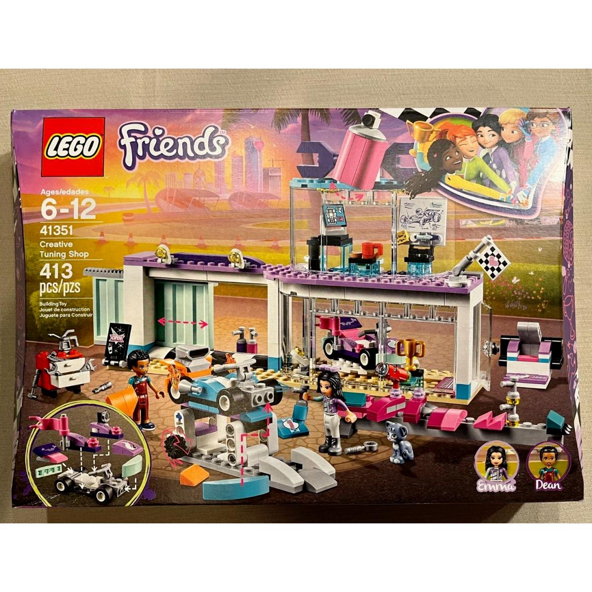 Lego 41351 Friends Creative Tuning Shop 413 Pieces Building Kit Retired Set Gift