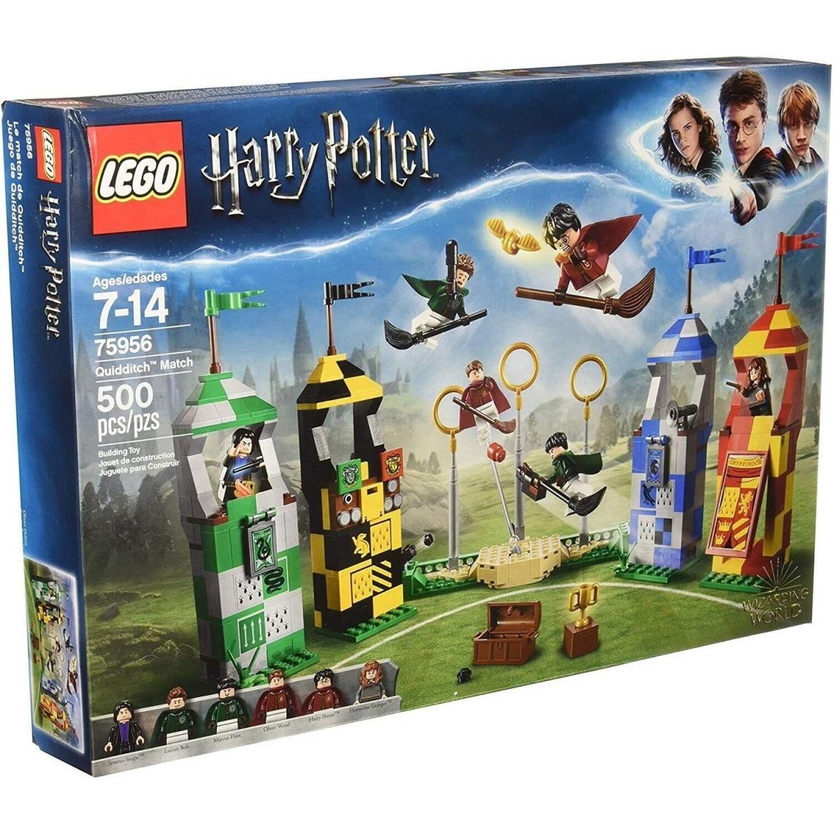 Lego Harry Potter Quidditch Match 75956 Retired Set 500 Pieces