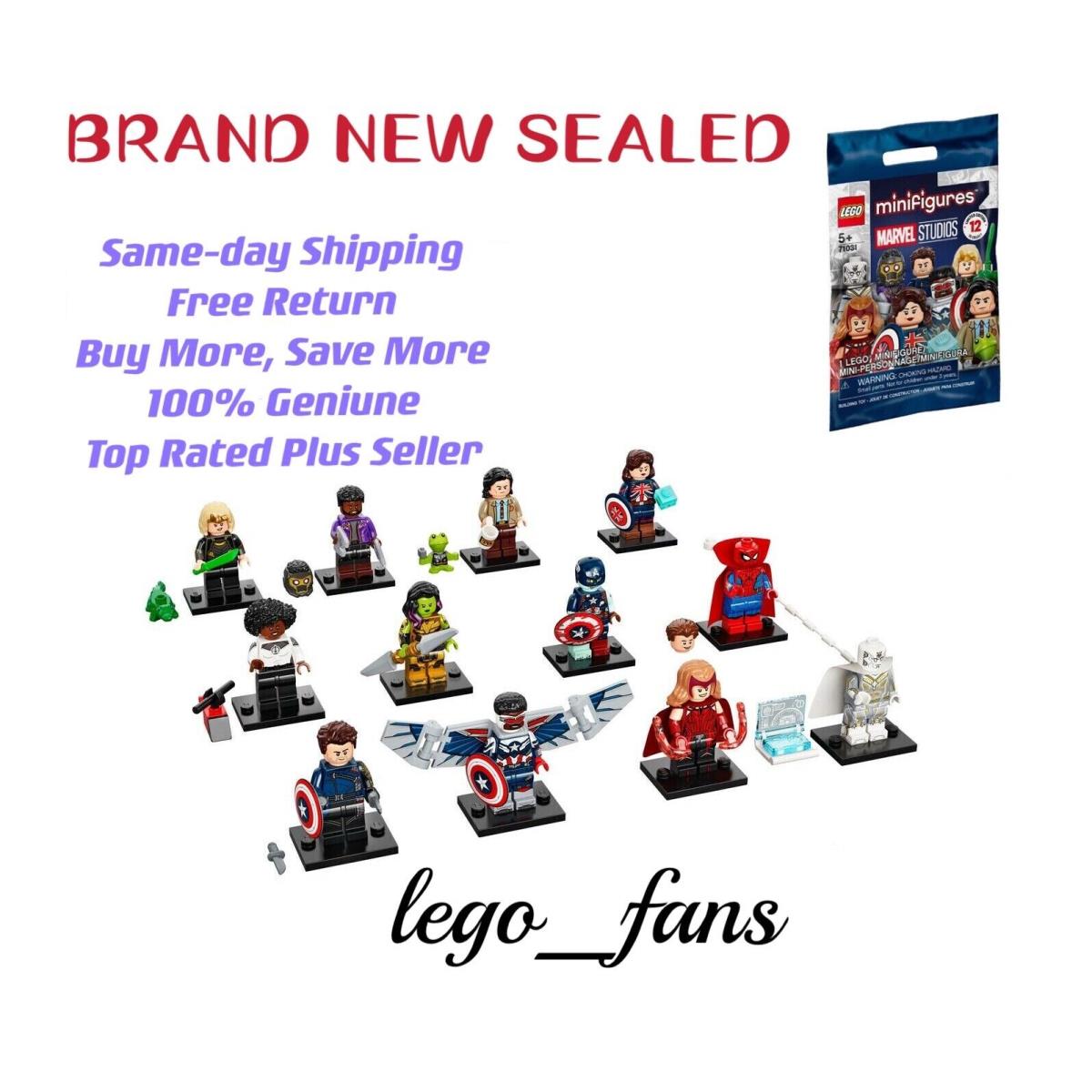 Lego 71031 Marvel Series Complete Set of 12 Minifigures IN Hand