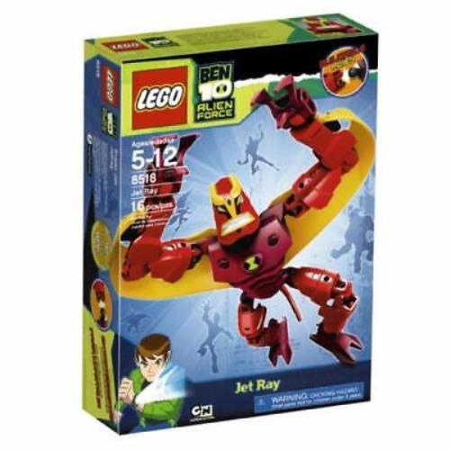 Lego Ben 10 Alien Force Figures Jet Ray Set 8518