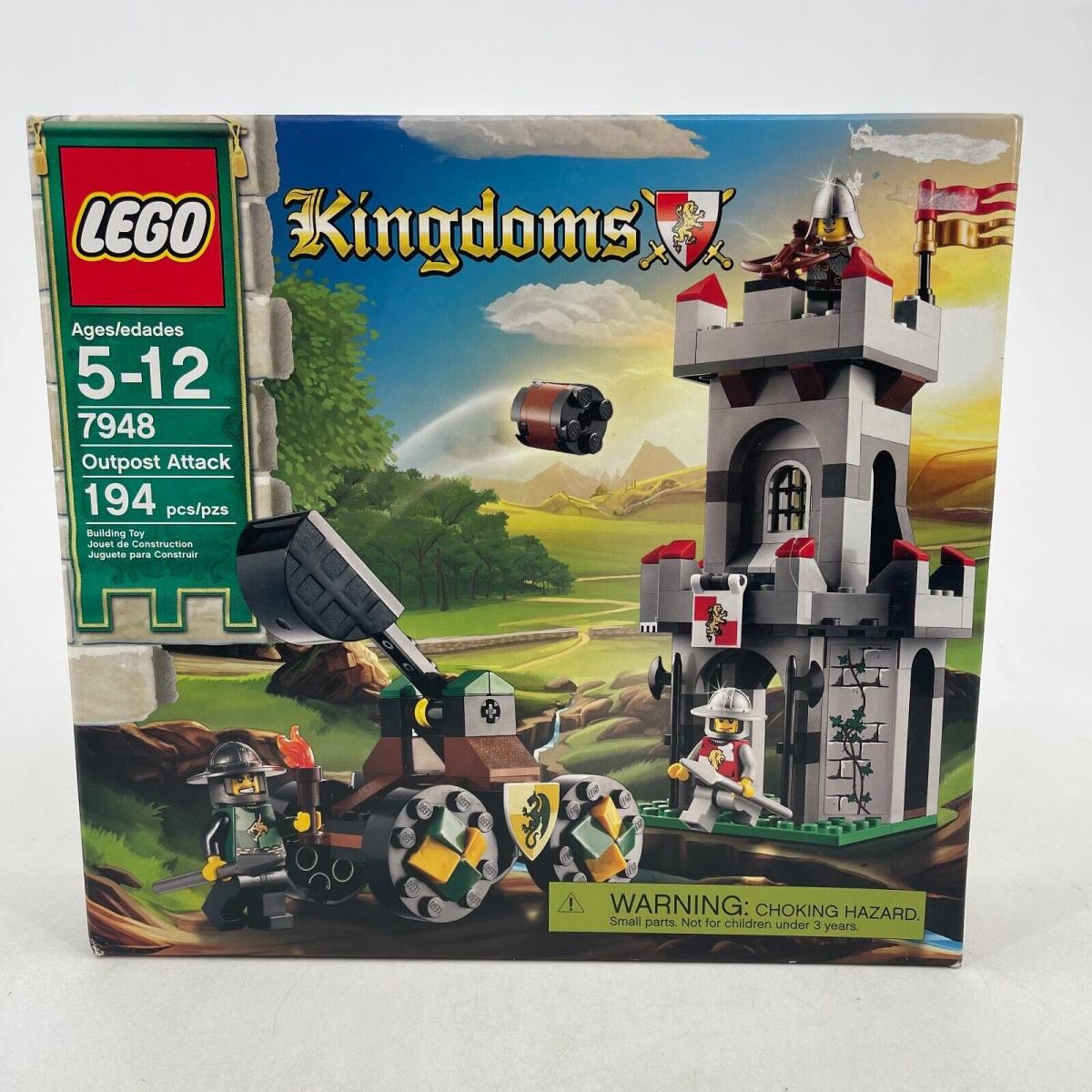 Lego Kingdoms 7948 Outpost Attack 194 Pieces Ages 5-12