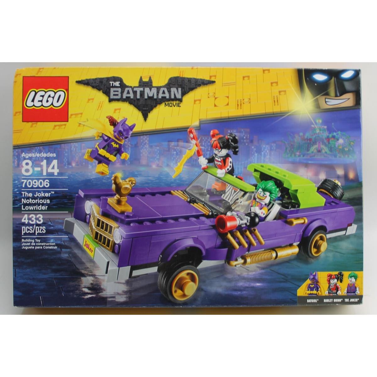 Lego The Batman Movie The Joker Notorious Lowrider Set 70906