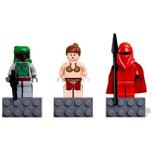 Lego Star Wars Minifig Magnet Set Boba Fett Slave Princess Leia Royal Guard
