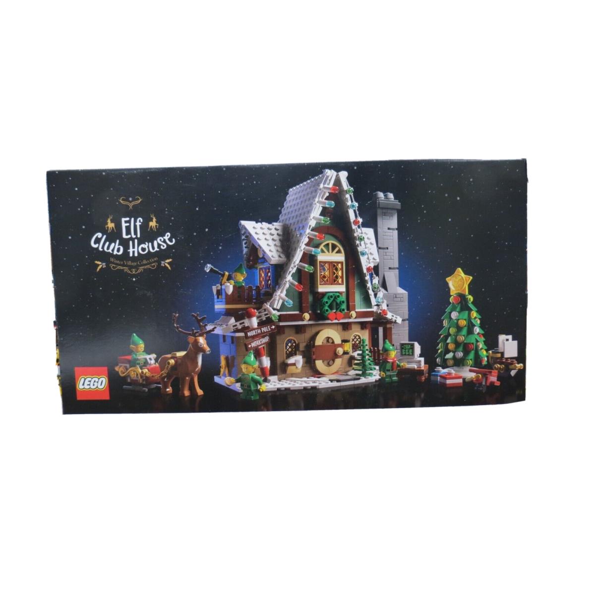 Lego 10275 Elf Club House Winter Village Collection 1197 Pcs Building Set