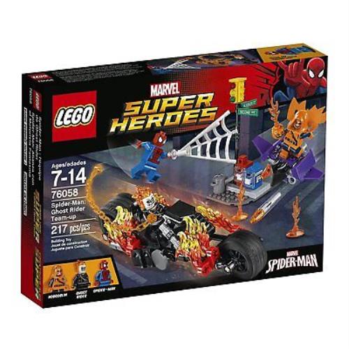 Lego Spider-man: Ghost Rider Team-up Building Set Marvel Superheroes 76058