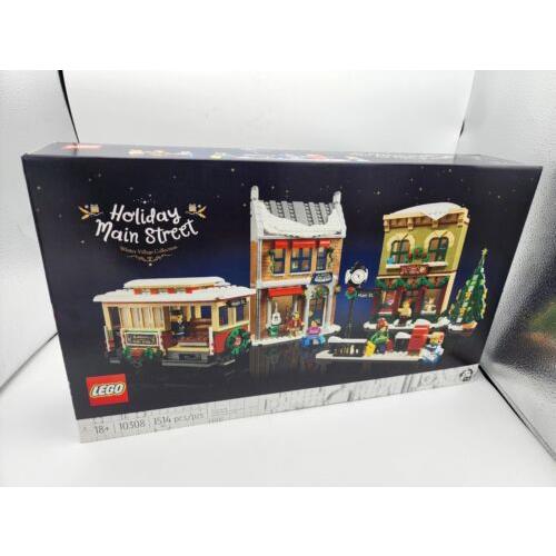 Lego 10308 Holiday Main Street Winter Village Nisb In-h