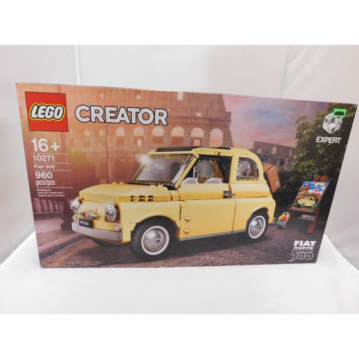 Lego Creator Expert Fiat 500 10271 Toy Car Building Set 960 Pcs Kit