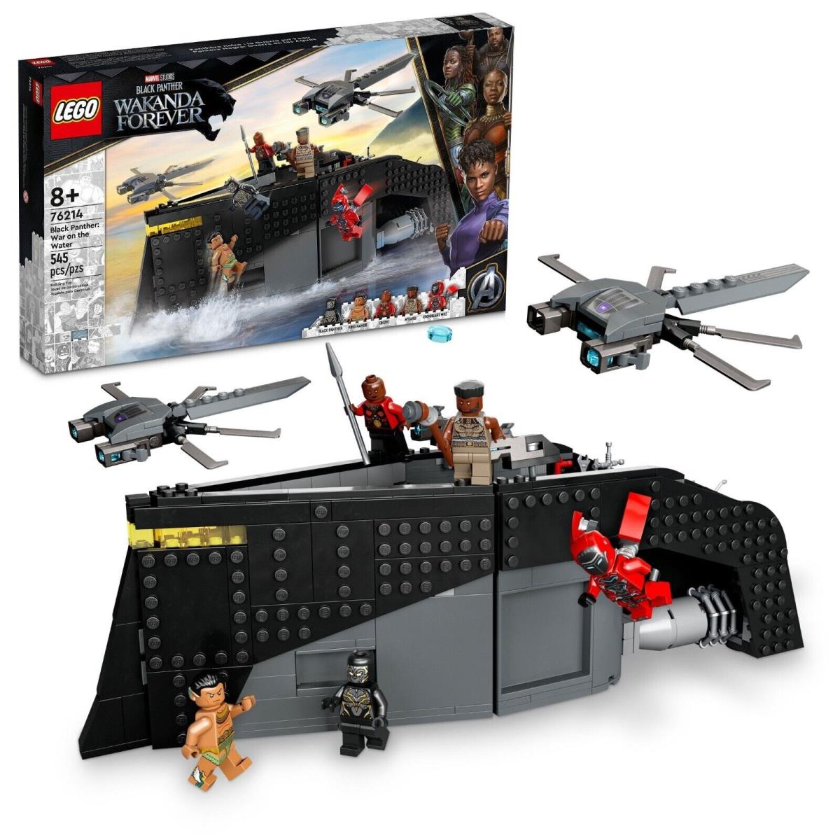 Lego Marvel Wakanda Forever 76214 Black Panther: War on The Water - 2022