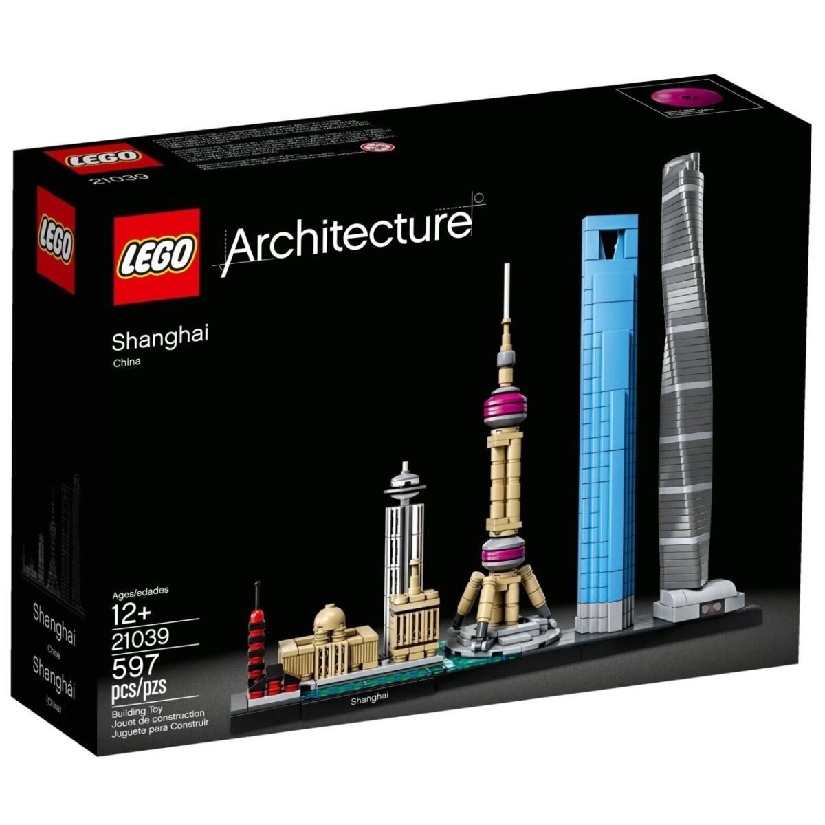 Lego 21039 Shanghai Skylines Architecture Retired Box