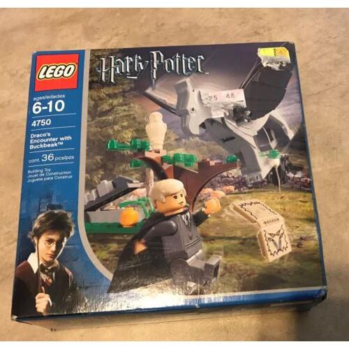 Lego Set 4750 Harry Potter Dracos Encounter w/ Buckbeak 36 pc