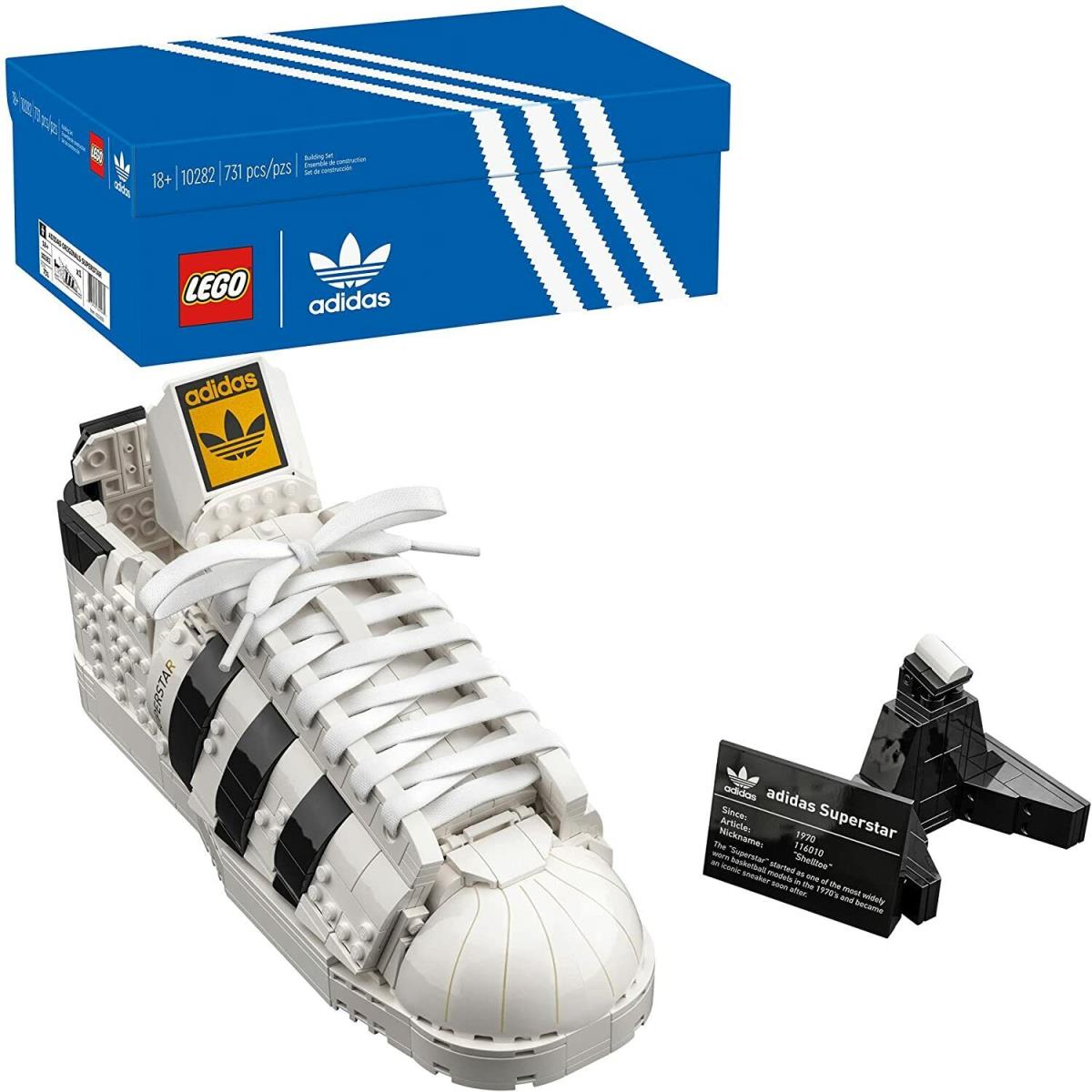 Lego 10282 Adidas Originals Superstar 731 Pieces in Retail Box