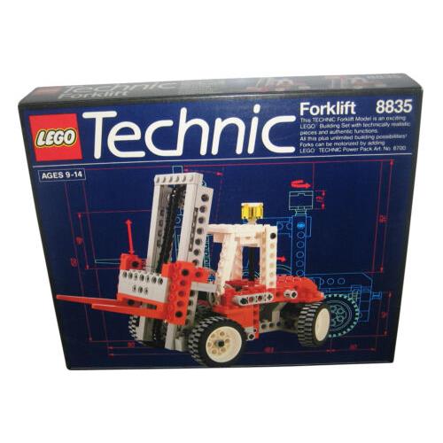 Lego Technic Forklift Building Toy Set 8835