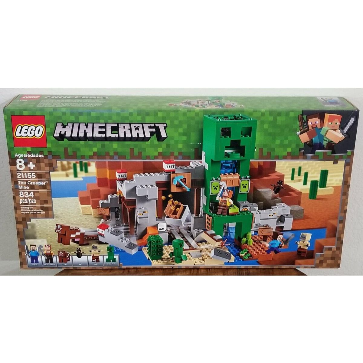 Lego Minecraft 21155 The Creeper Mine Building Set 834 Pieces
