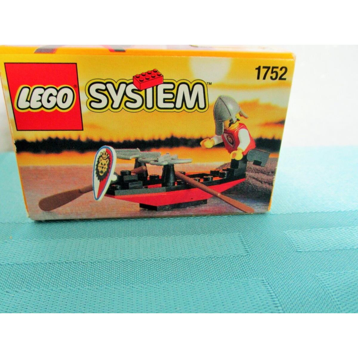 Lego Castle System 1752 Boat with Armour and Mini Fig/vintage Mib/rare Lego Find