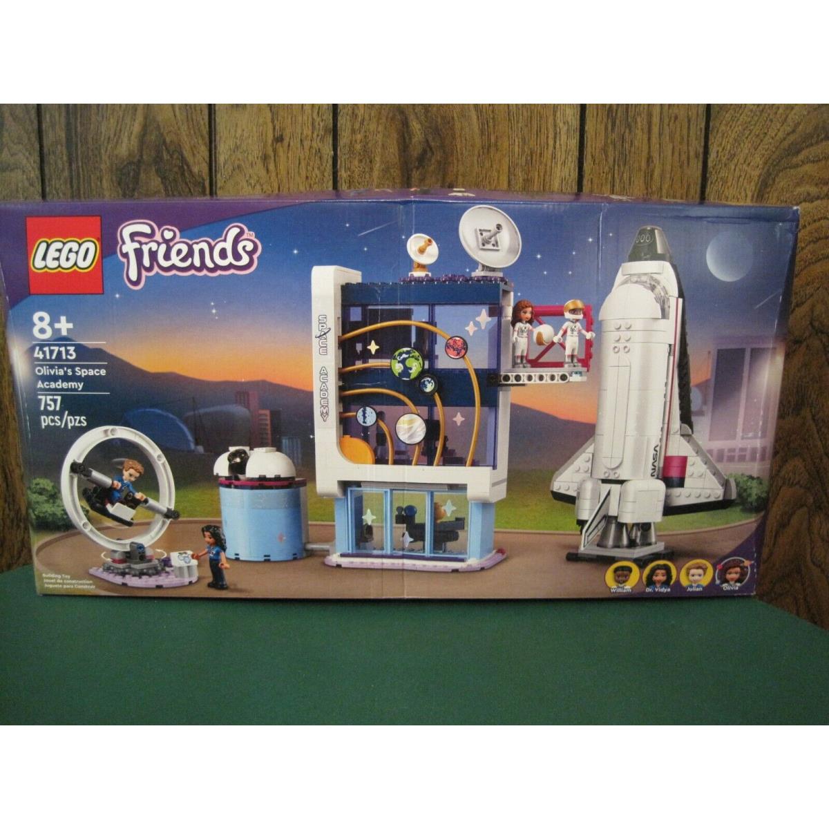 2022 Lego Friends 41713 Olivia`s Space Academy 757 Pieces