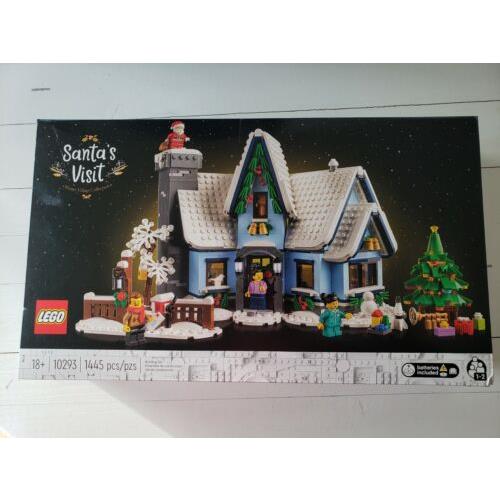Mint Lego City Set 10293 Christmas Holiday Santa`s Visit Creator Expert 2022