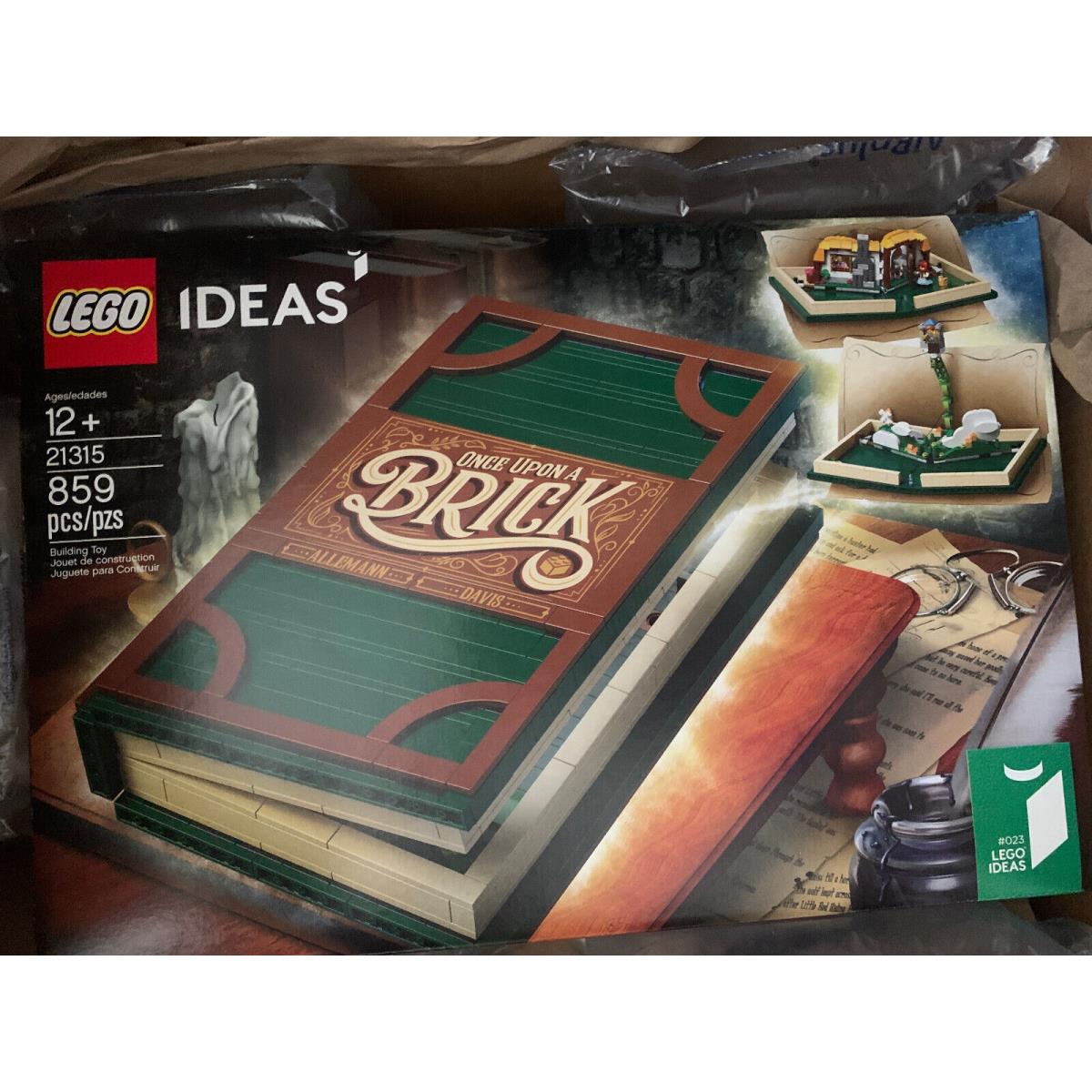 Lego 21315 Ideas Pop-up Book Once Upon A Brick Set 859 Pcs Unopened Retired
