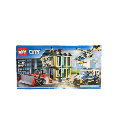 Lego City 60140 Bulldozer Police Large Set Retired Shelf Wear