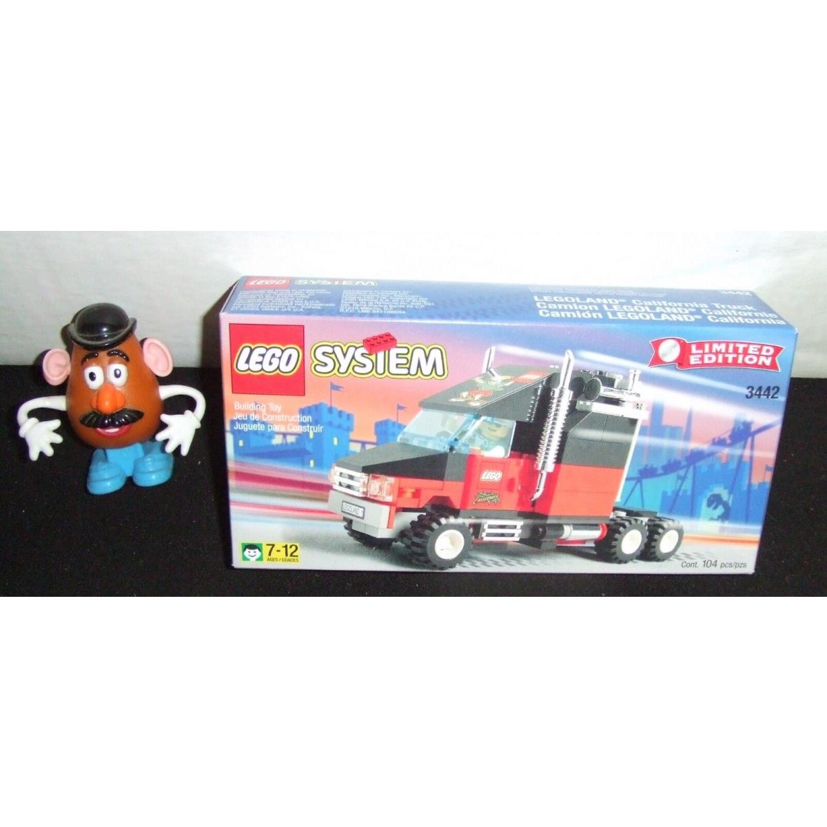 Lego System 3442 Limitd ED Legoland California Truck 104pc Box Set