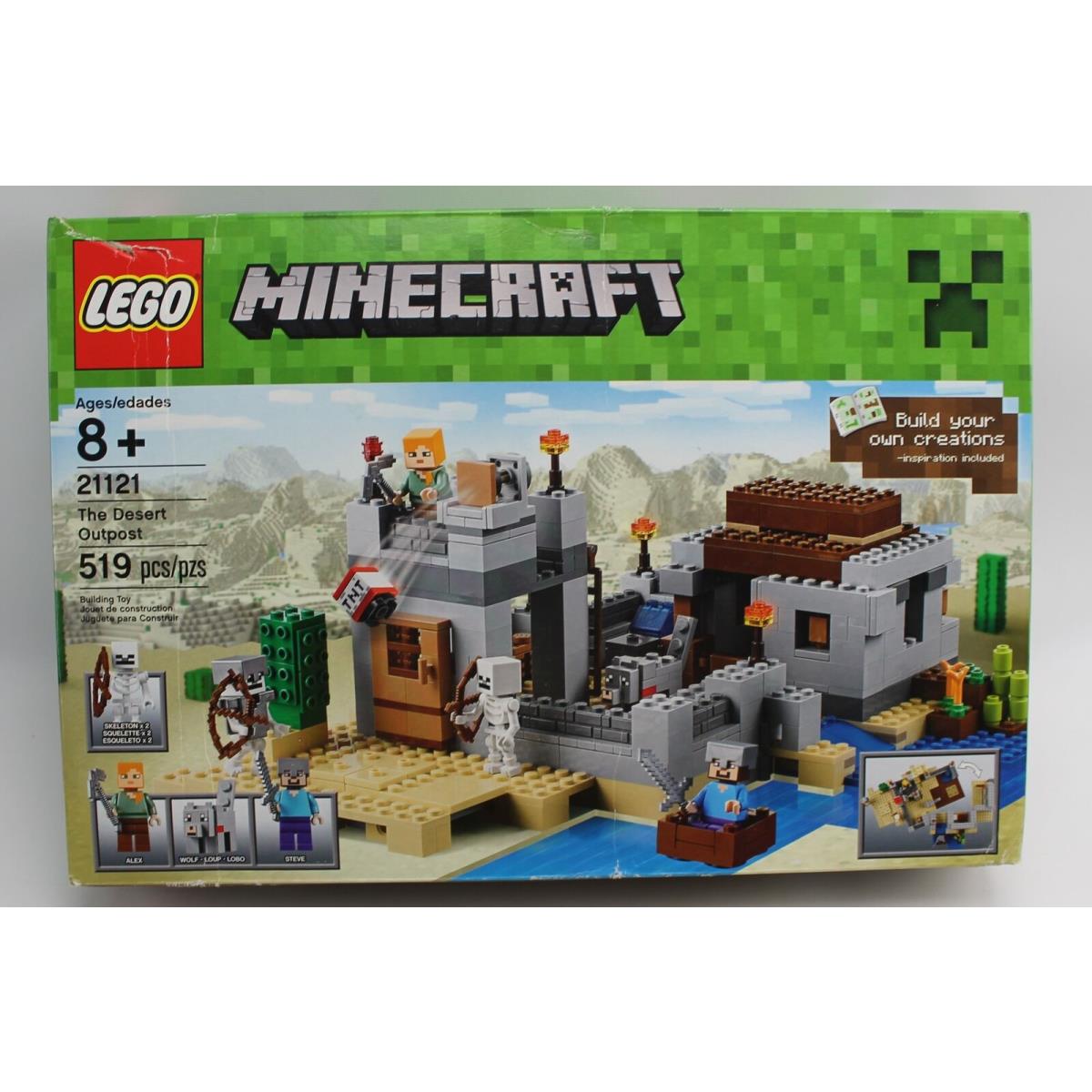 Lego Minecraft The Desert Outpost Set 21121
