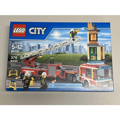 Lego City: Fire Engine 60112 Retired Rare Set