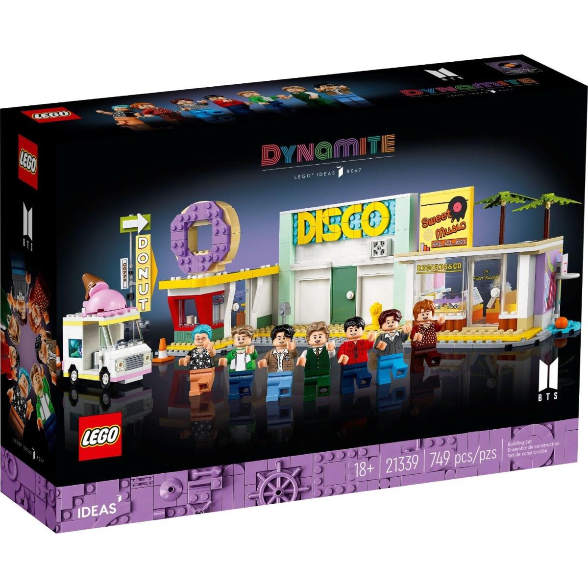 Lego 21339 Bts Dynamite Box In Hand Ready to Ship