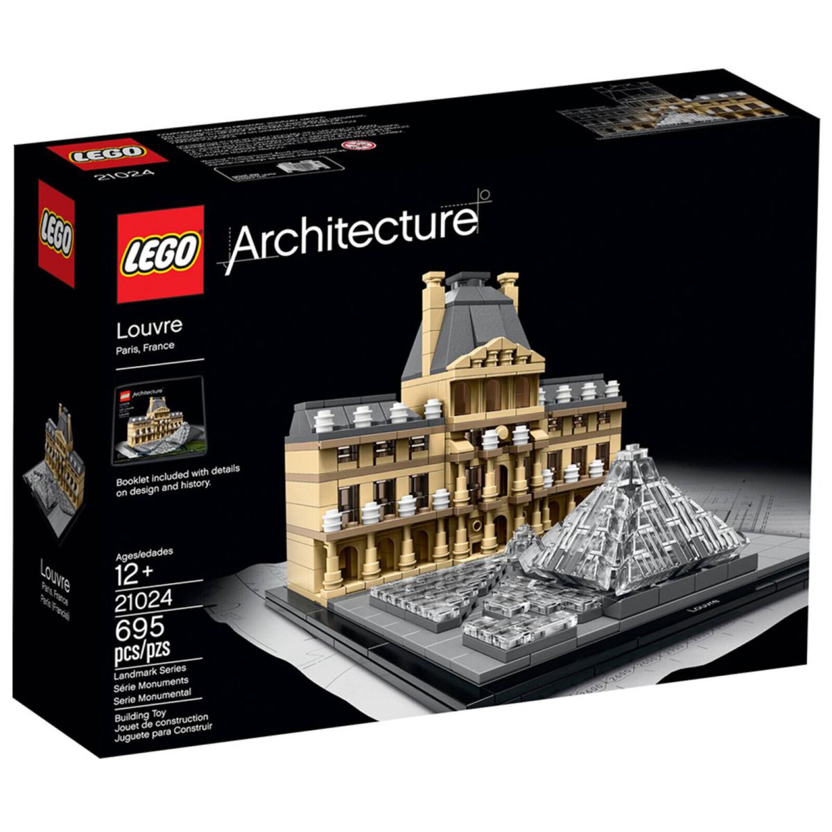 Lego Architecture Louvre Paris France 21024 Building