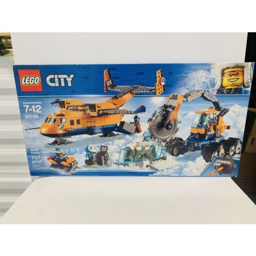 Lego City Arctic Supply Plane 60196 /retired Set 707 Pcs