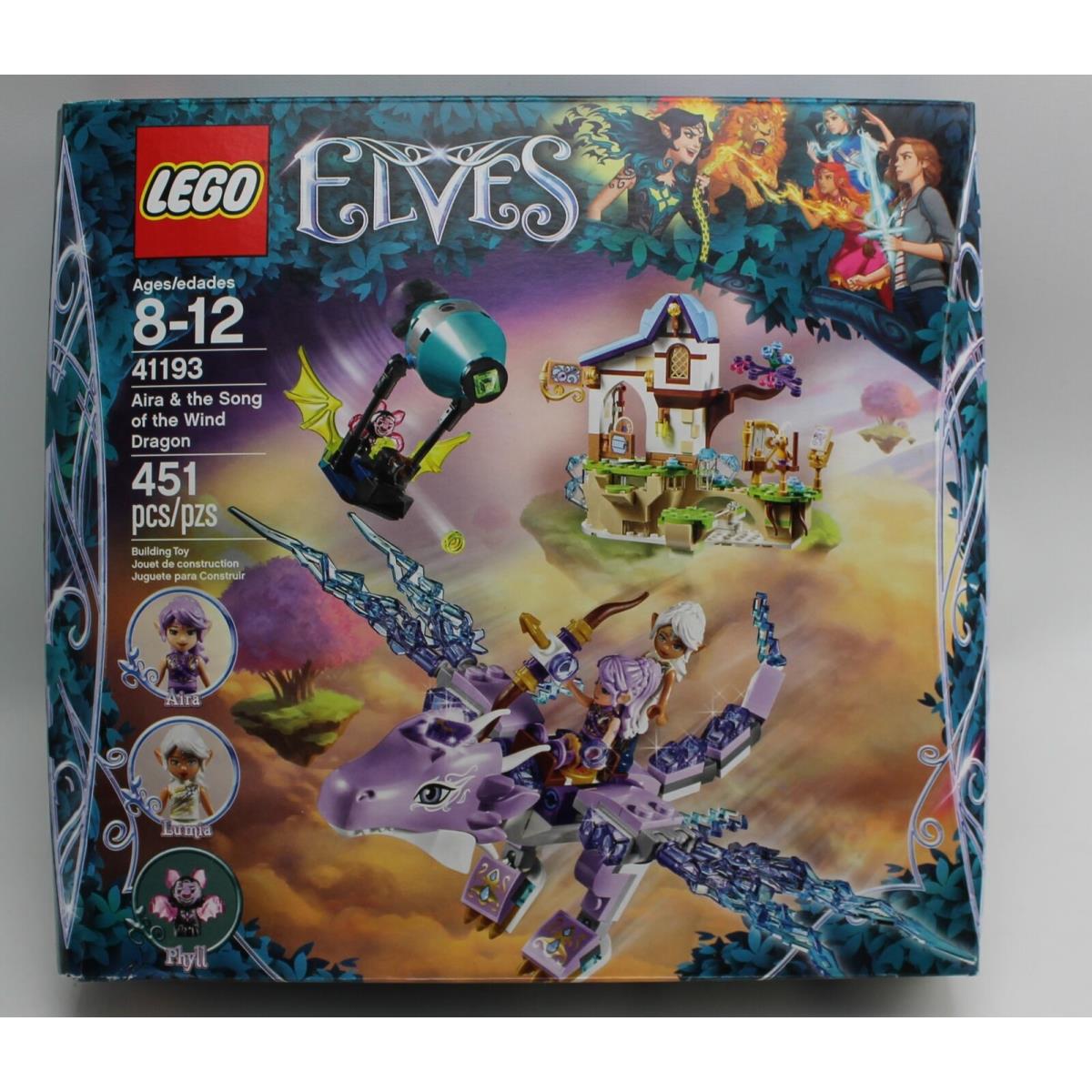 Lego Elves Aira The Song of The Wind Dragon Set 41193