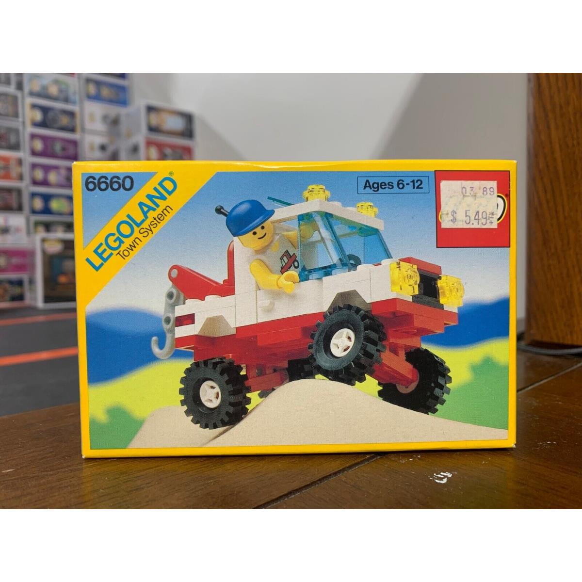 Lego 6660 Hook Haul Wrecker Vintage 1989 City Construction Legoland Town
