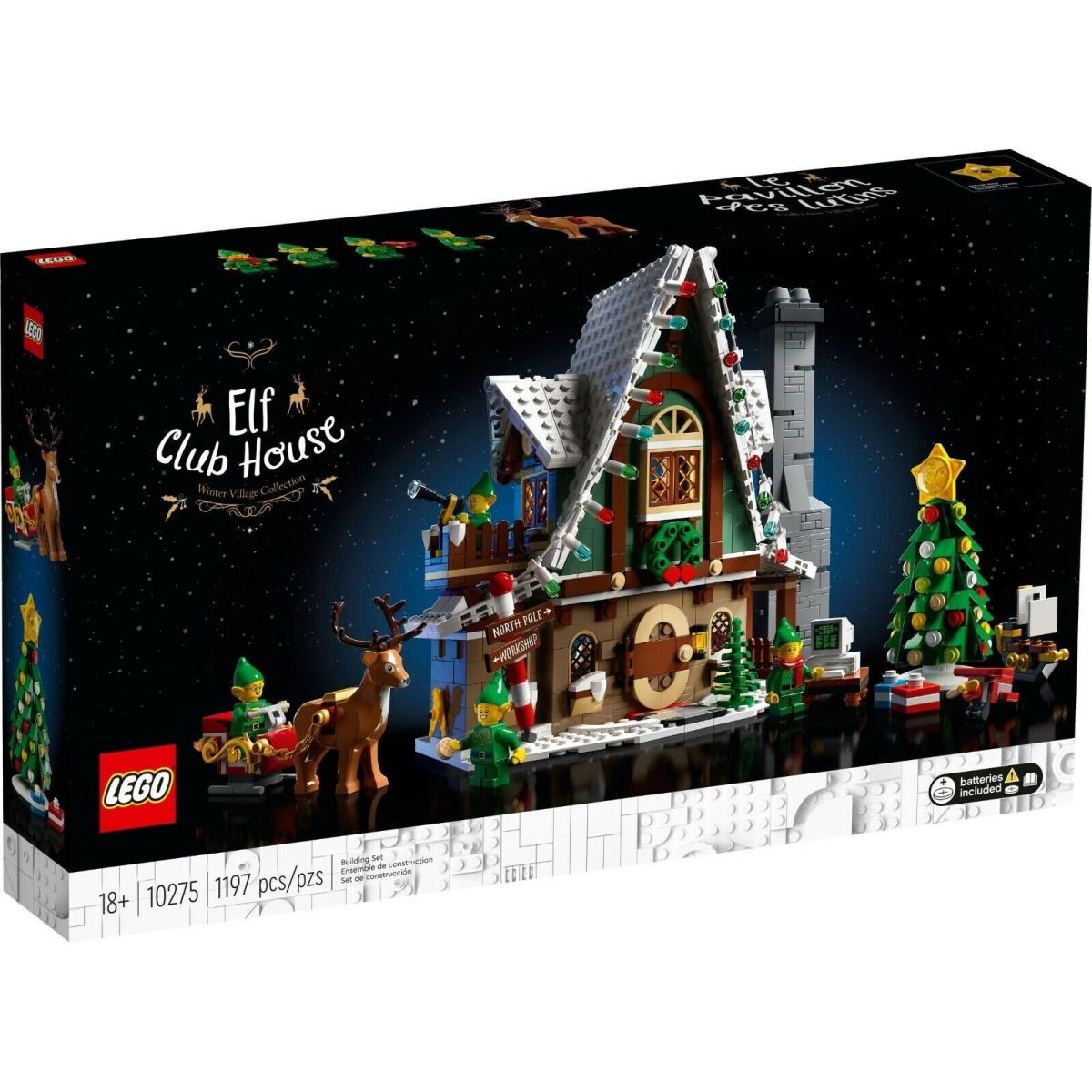 Lego Creator Winter Village Elf Club House 10275 In-hand Vhtf