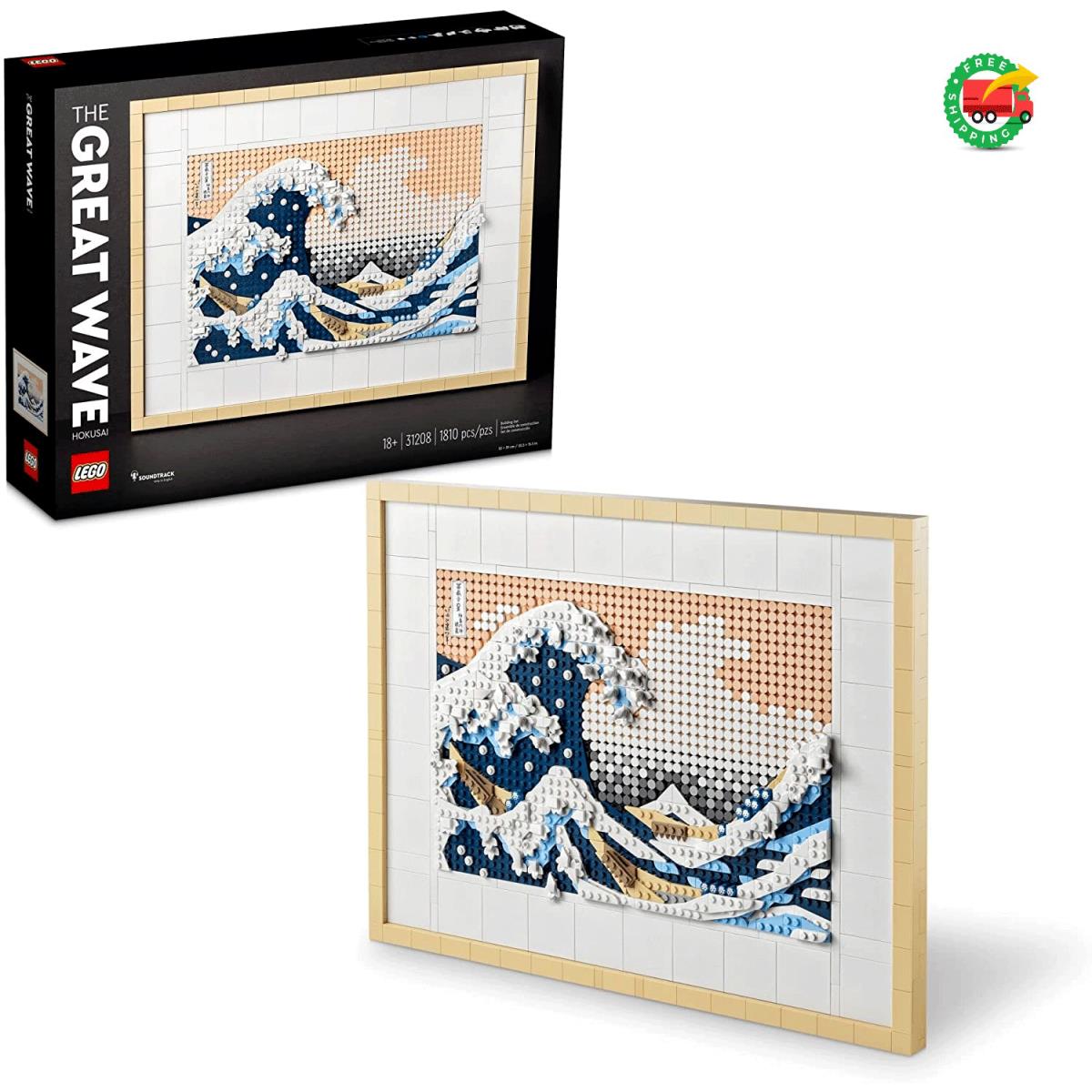 Lego Art Hokusai The Great Wave 31208 Building Set IN H