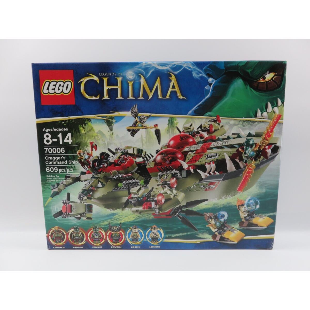 Lego Cragger`s Command Ship 70006 - Legends of Chima 2013 609pcs Set