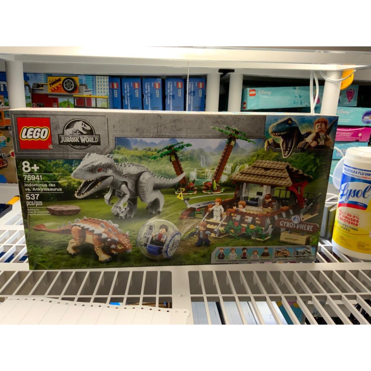 75941 Indominus Rex Vs. Ankylosaurus Lego Set Jurassic World Park