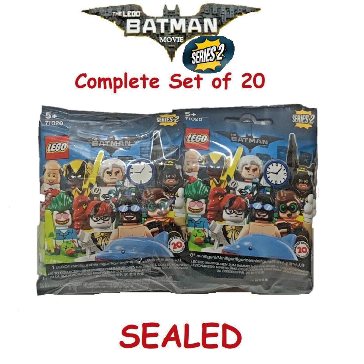 The Lego Batman Movie Minifigures Series 2 71020 - Complete Set of 20