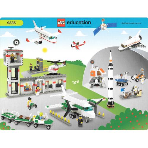 Lego 9335 Space Airport Rocket Saturn Shuttle Education Set