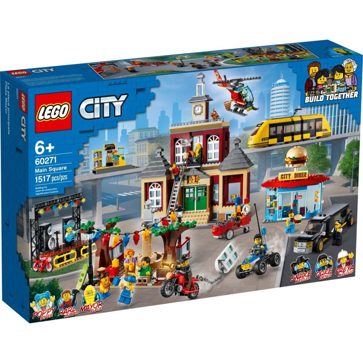 Lego 60271 City Main Square Box 1517 Pcs. Retired