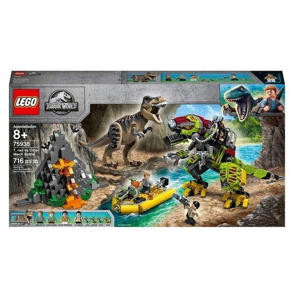 Lego Set 75938 Jurassic World T-rex Vs. Dino Mech Battle