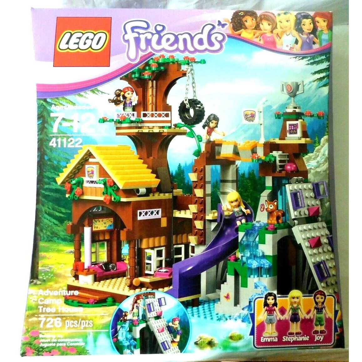 Lego 41122 Friends Adventure Camp Tree House Box Retired