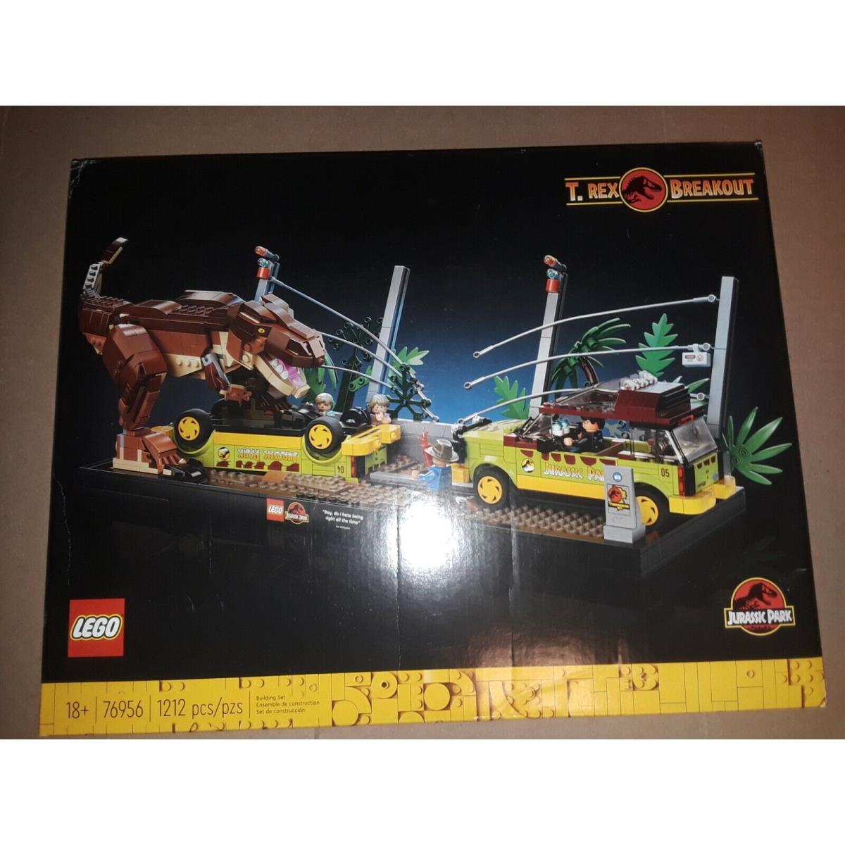 Lego Jurassic World 76956 T Rex Breakout New/ Sealed/ Fast