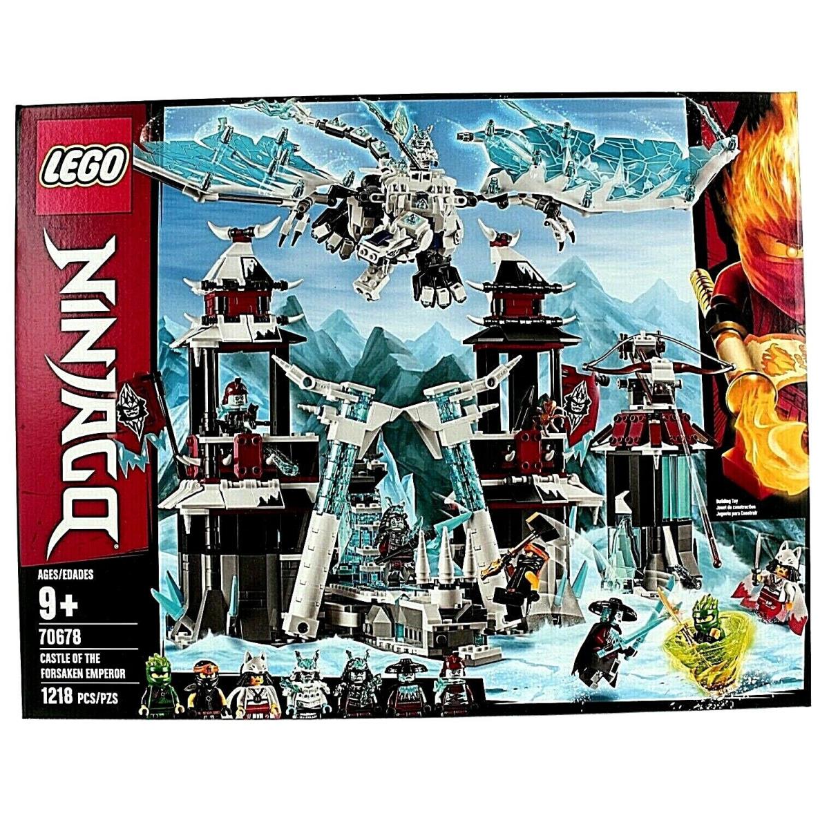 Lego Ninjago 70678 Castle of The Forsaken Emperor 1218pc Building Toy Set 9+