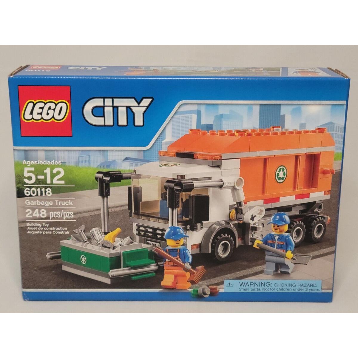 Lego 60118 Garbage Truck City Trash Driver Helper