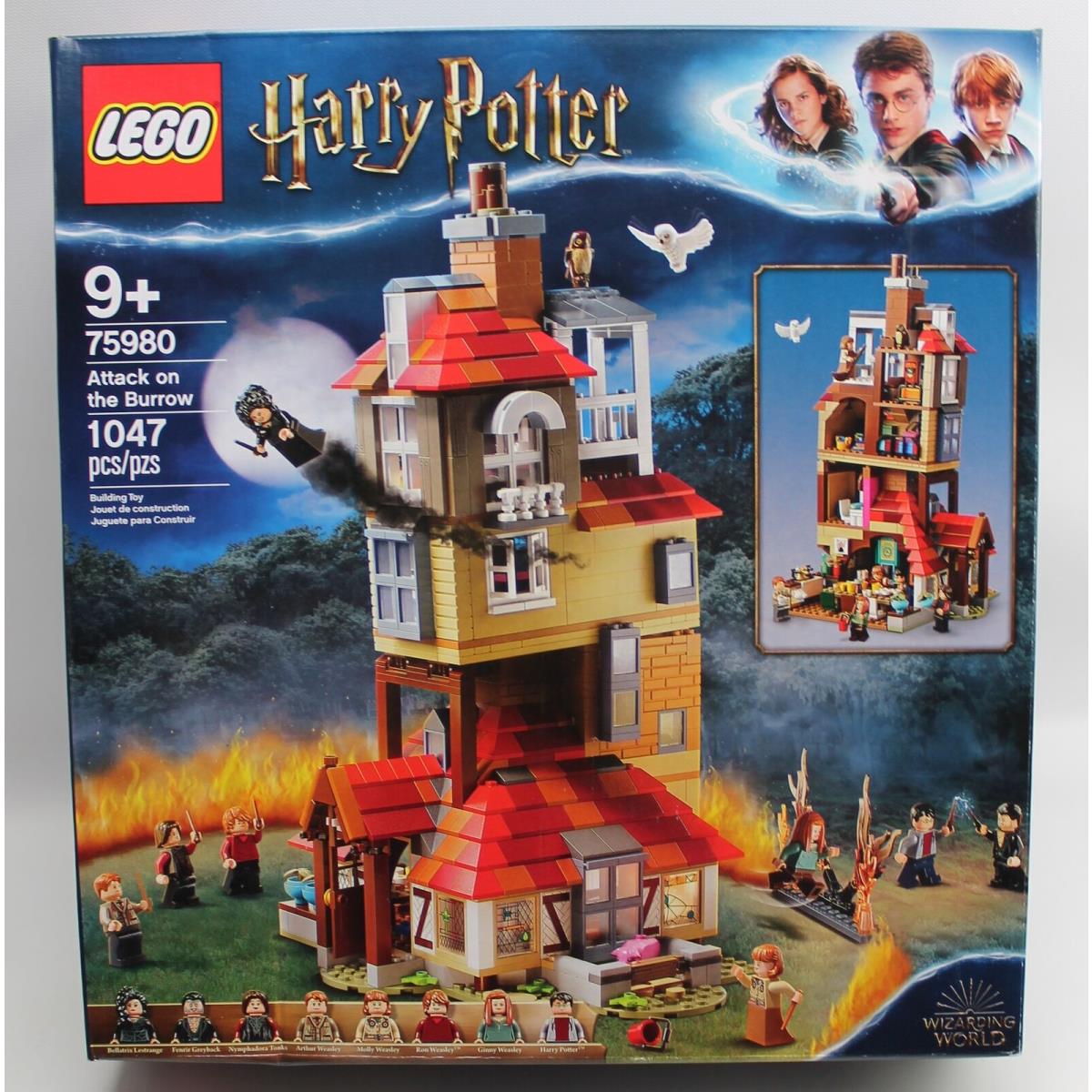 Lego Harry Potter Attack on The Burrow Set 75980