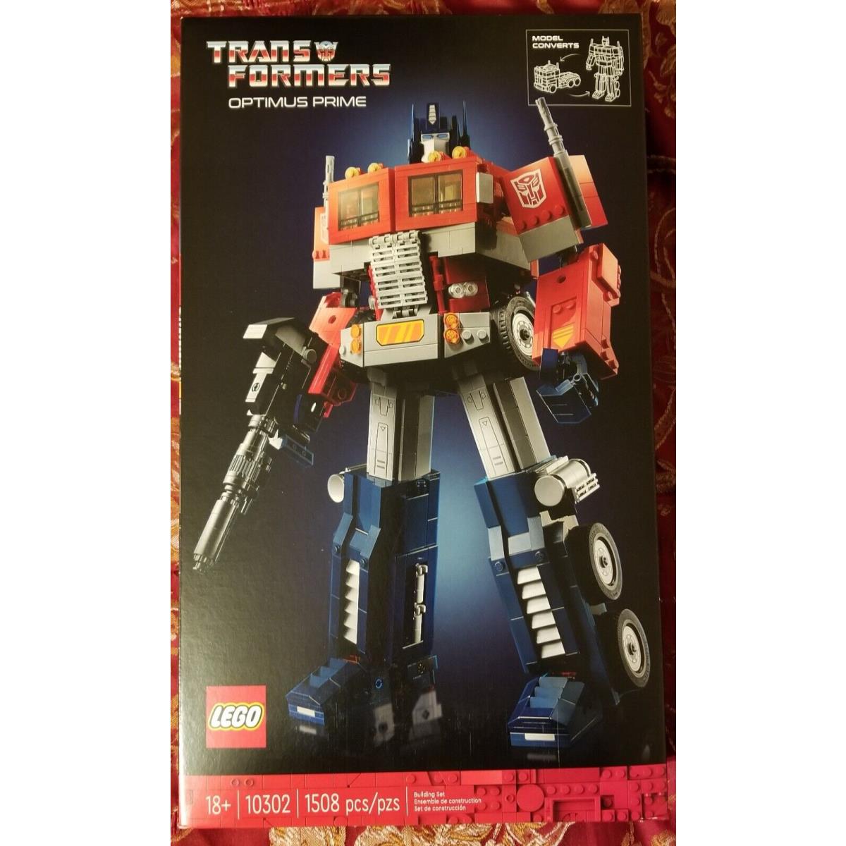 Lego 10302 Optimus Prime Box 1508 Pcs. Ready to Ship