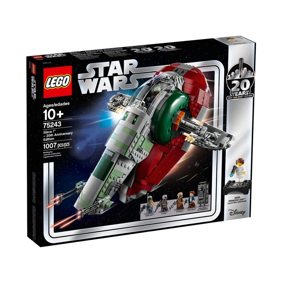 Lego 75243 Slave I 20th Anniversary Edit Star Wars Box Retired