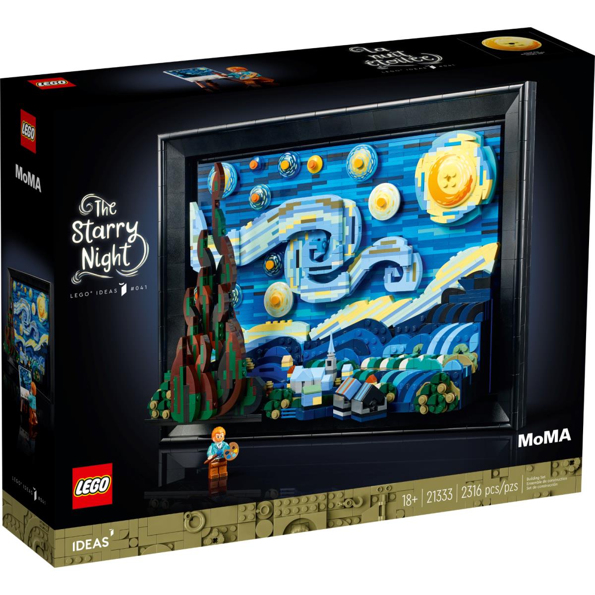 Lego 21333 Ideas Vincent Van Gogh The Starry Night Perfect Box Guarantee