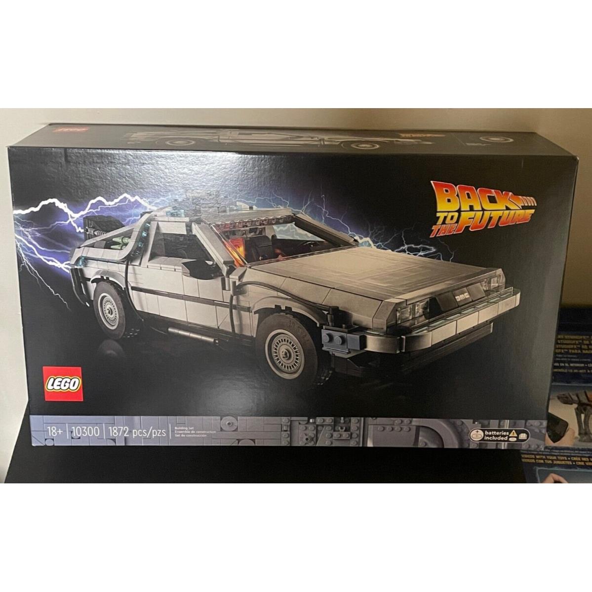 Lego 10300 Back TO The Future Deloran Time Machine Set AS Shown