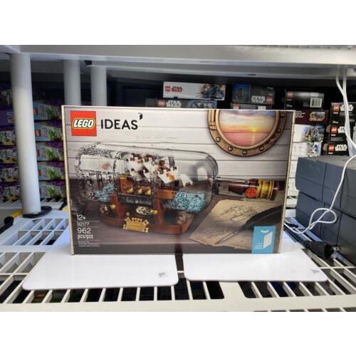 Lego Ideas Ship in a Bottle Building Kit 92177 - Gift Collectible Set